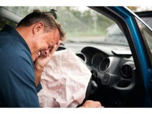 Can airbag deployment cause injury in an accident?