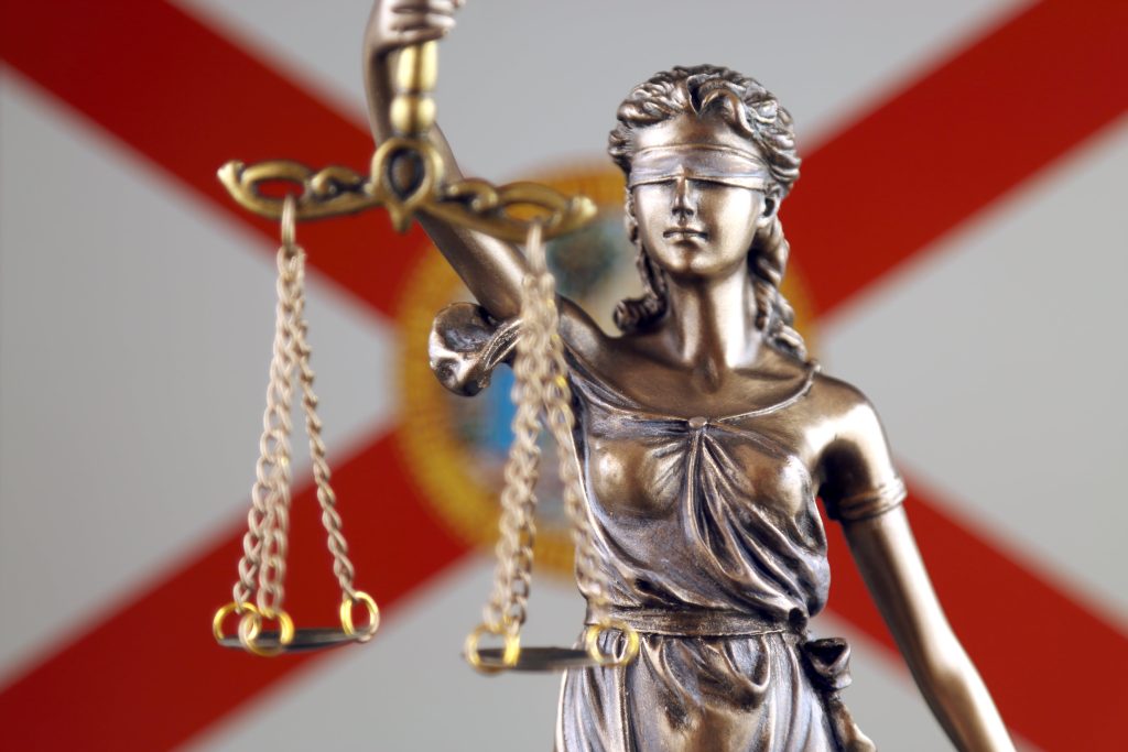 Statue of the Lady of Justice