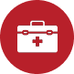 Medical kit icon