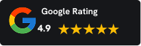 4.9 Google rating