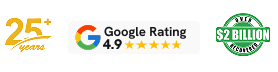 1-800-ASK-GARY® Footer achievement banner