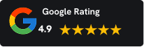 4.9 Google rating